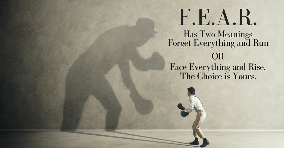 Fear Has Two Meanings Somerset NJ Healthy Lifestyle